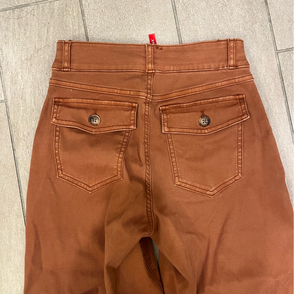 Spanx Stretch twill cropped wide leg pants- XXS petite